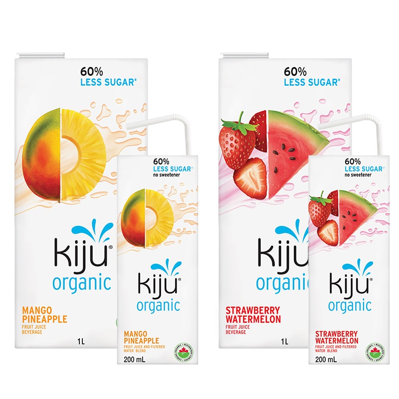 Kiju 60% less sugar... 100% delicious! 2 produits EN